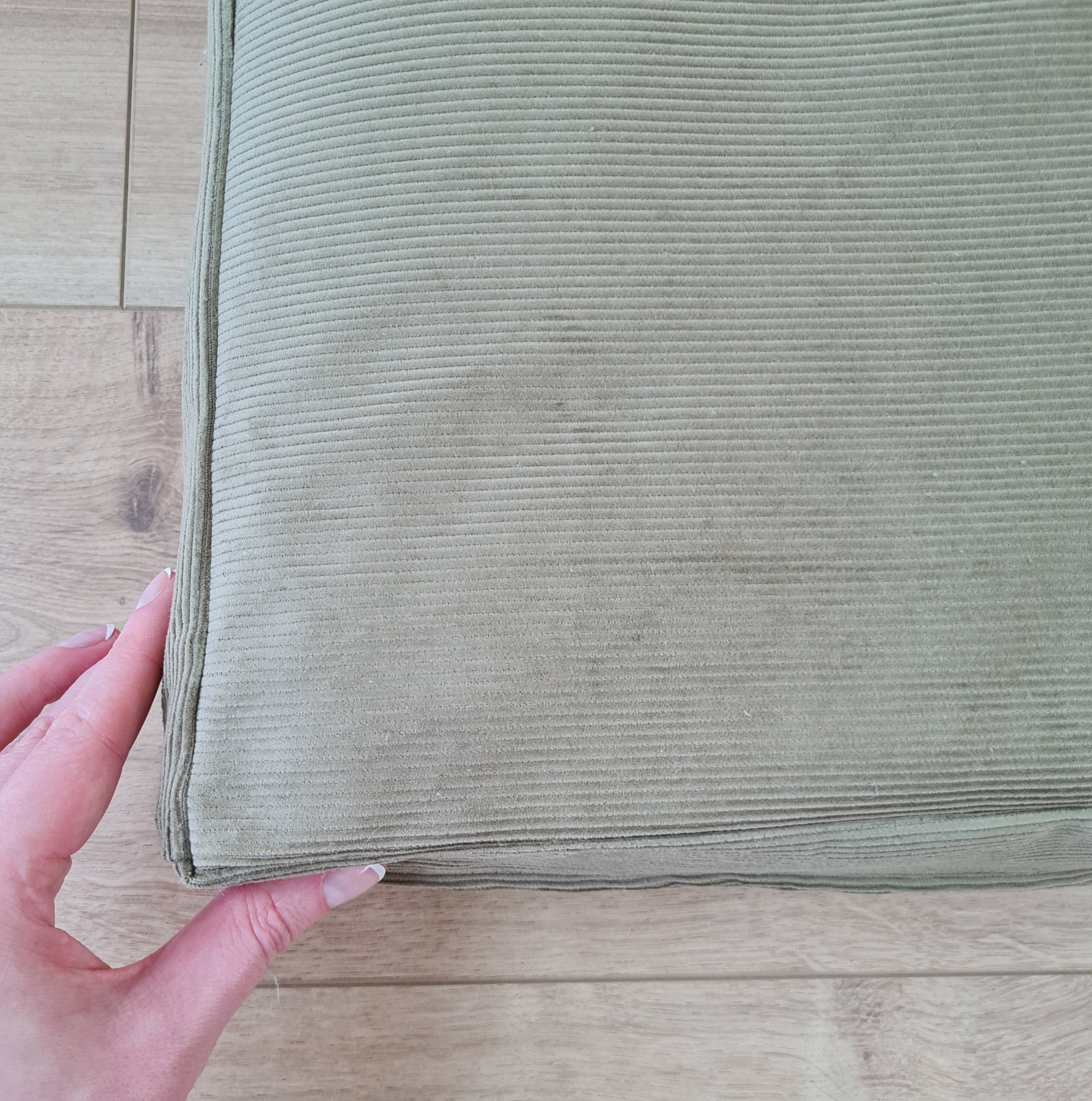 Hemp Pet Mat Pad Cushion Removable Washable Cotton Cover Organic Hemp Fiber Filler in Natural Cotton Fabric Padded Dog