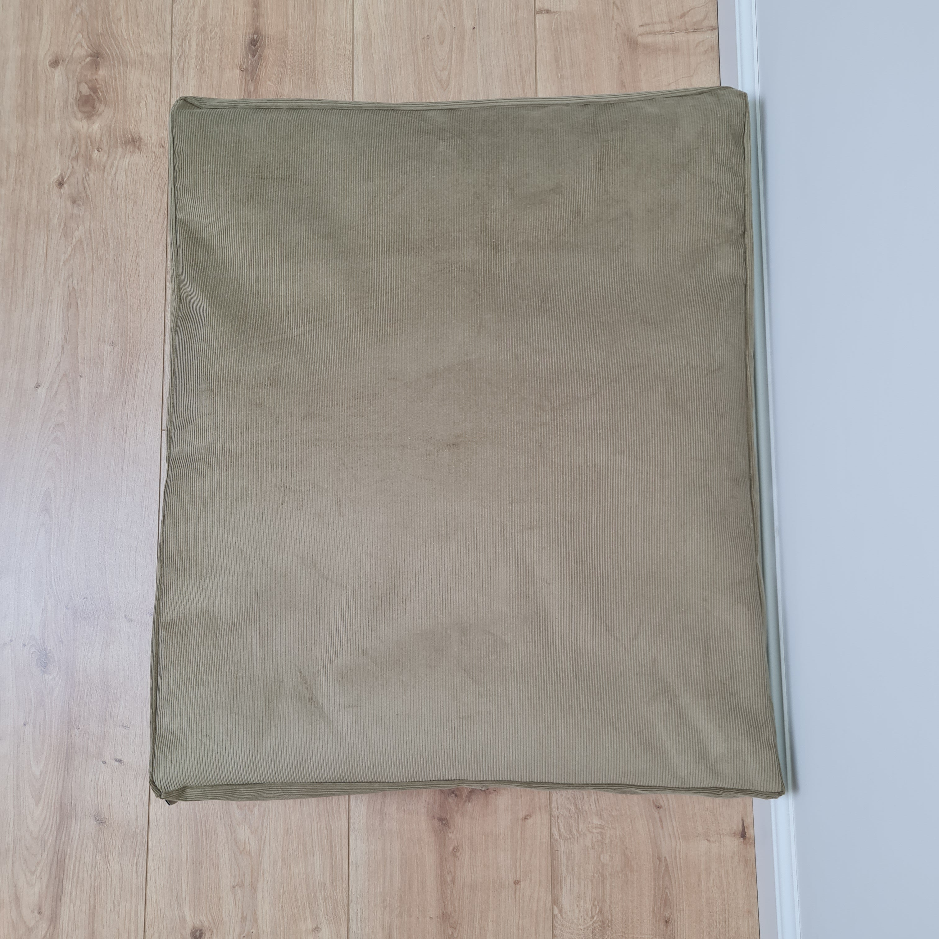 Hemp Pet Mat Pad Cushion Removable Washable Cotton Cover Organic Hemp Fiber Filler in Natural Cotton Fabric Padded Dog