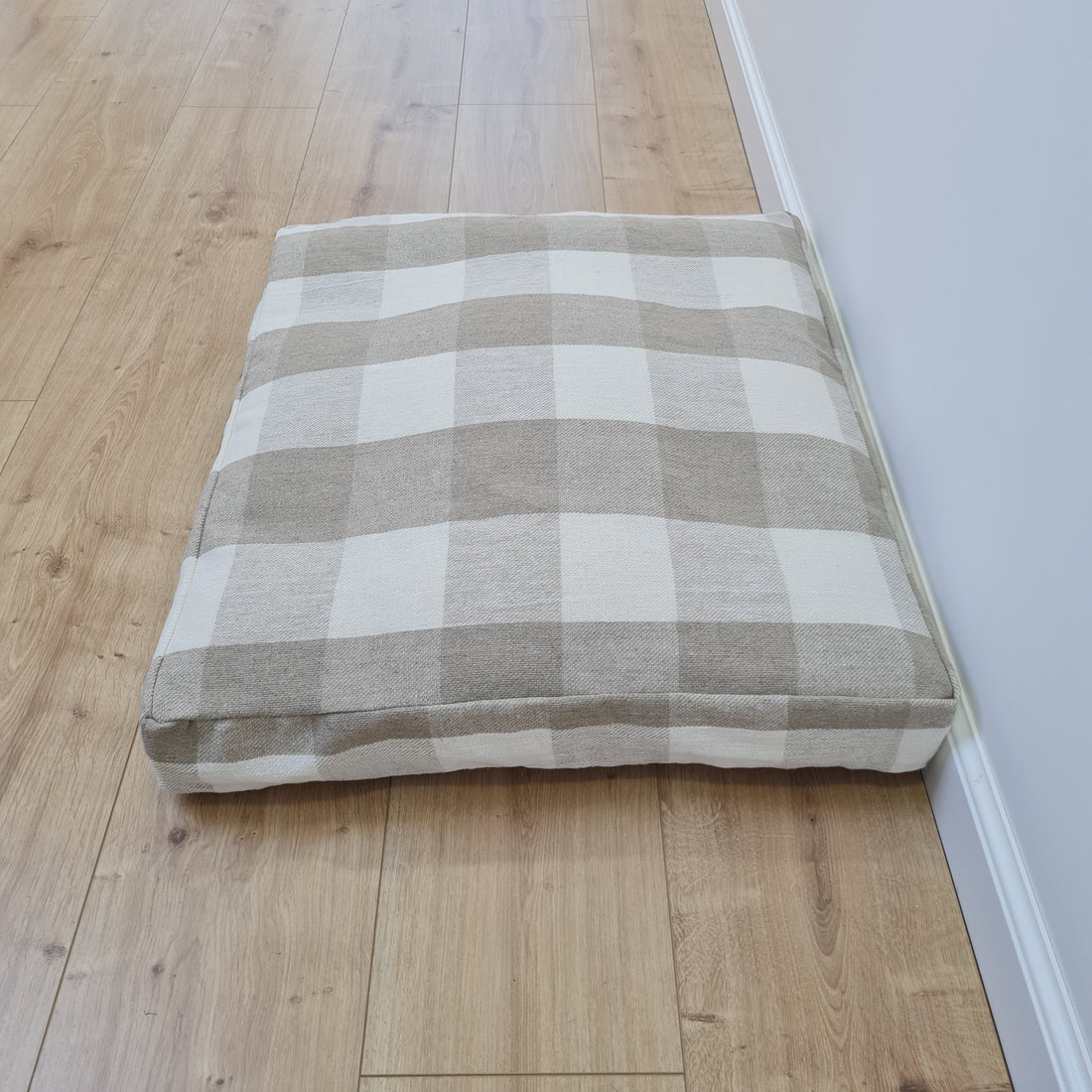 Natural Hemp Pet Mat Pad Cushion Removable Washable Hemp Cover Organic Hemp Fiber Filler in Natural non-dyed Linen Fabric