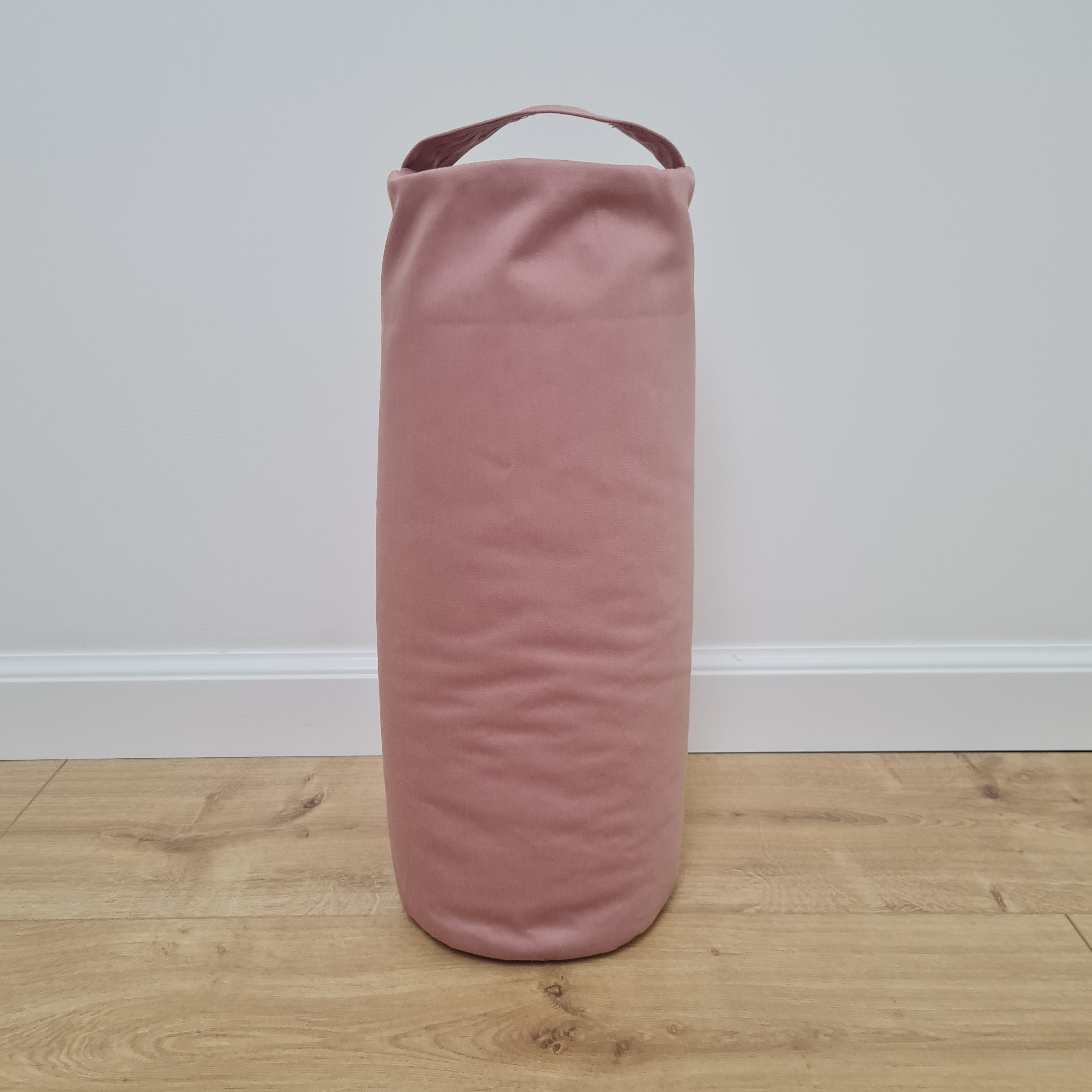 Bolster filled organic Buckwheat hulls yoga pillow Meditation pillow natural non dyed cotton fabric