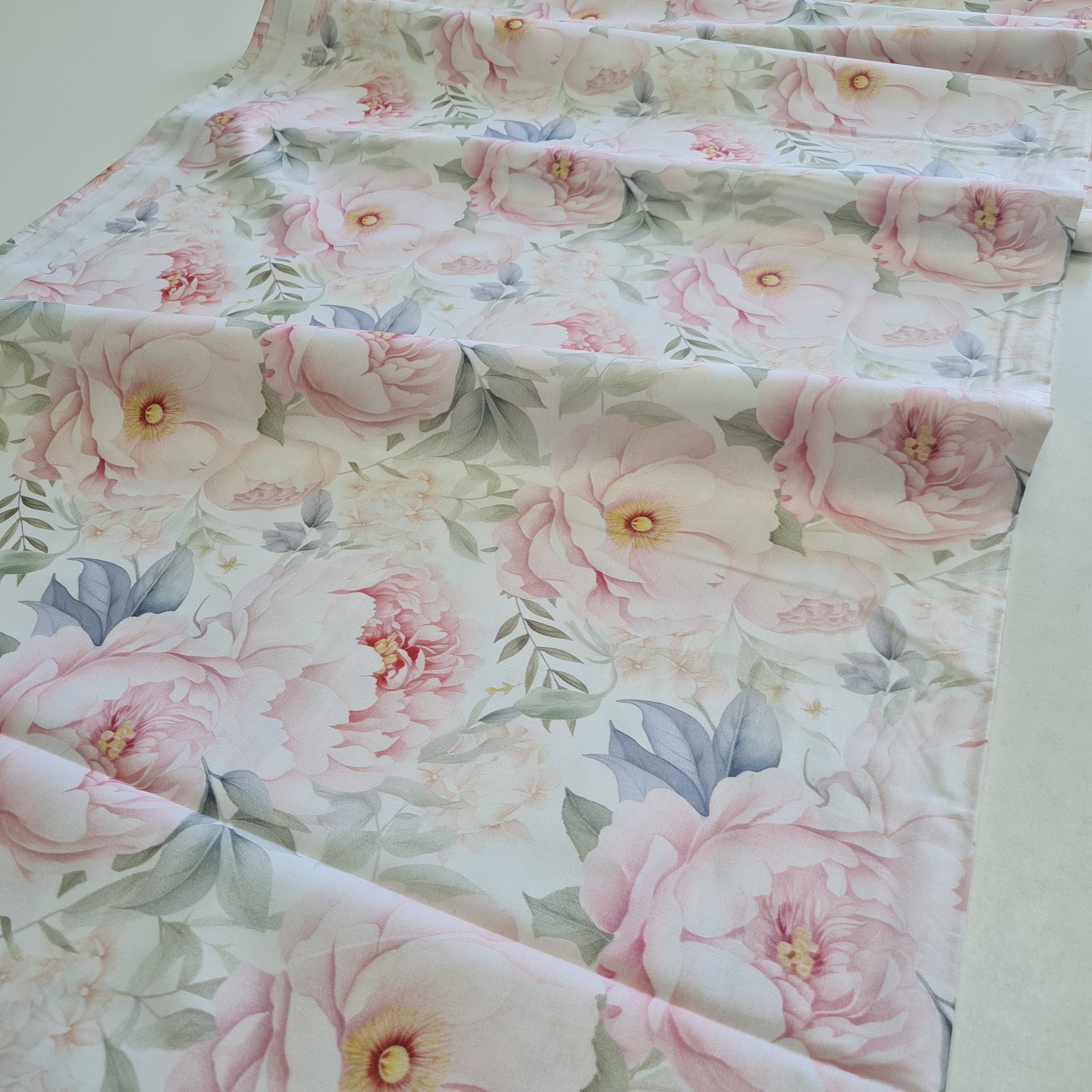 Natural Hemp Blanket in Roses on Mint natural cotton fabric filled organic Hemp fiber filler Full Queen King Custom size Blanket