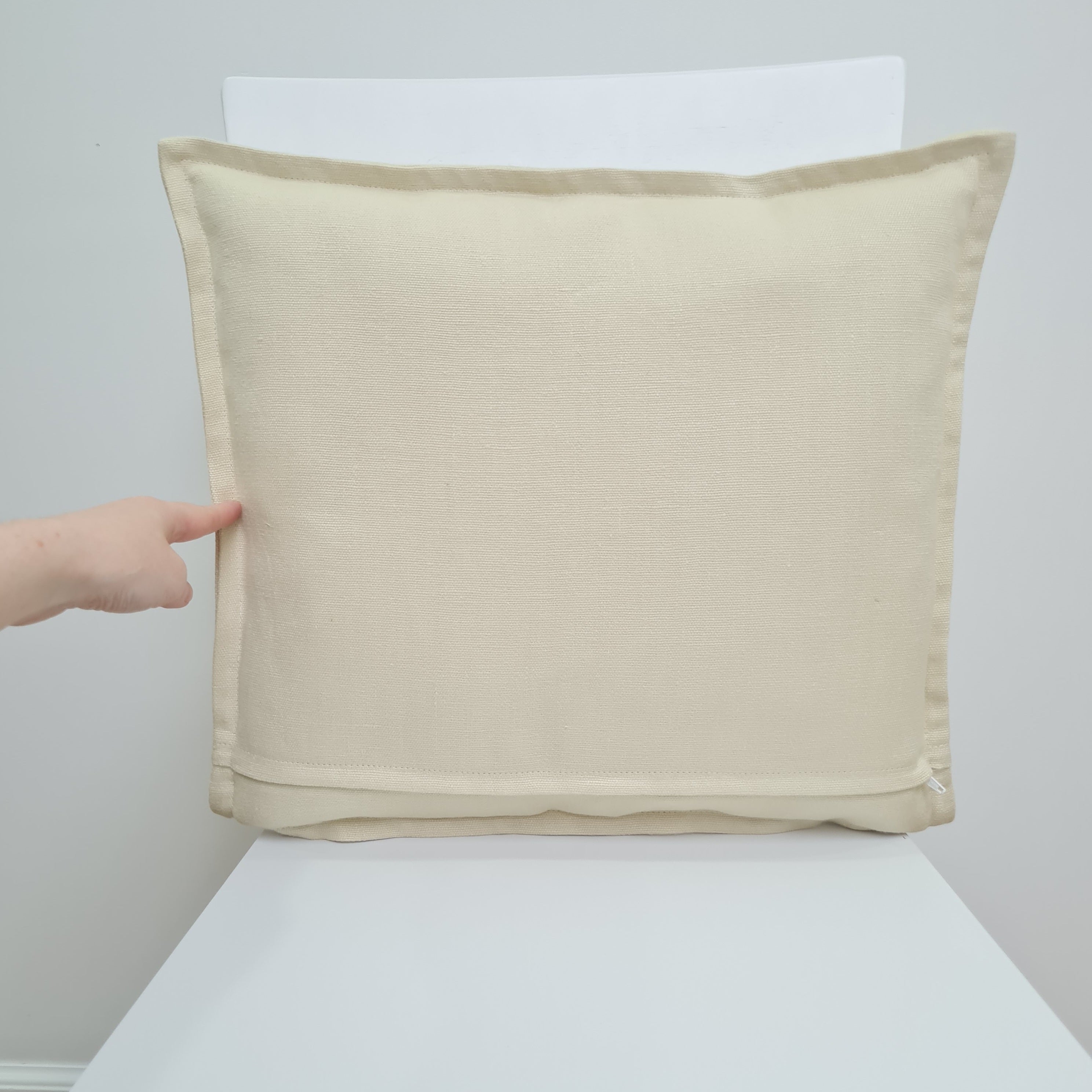 Hemp Linen Chair seat cushion for chair with ties filled organic hemp fiber with removable covers in natural light yellow linen fabric