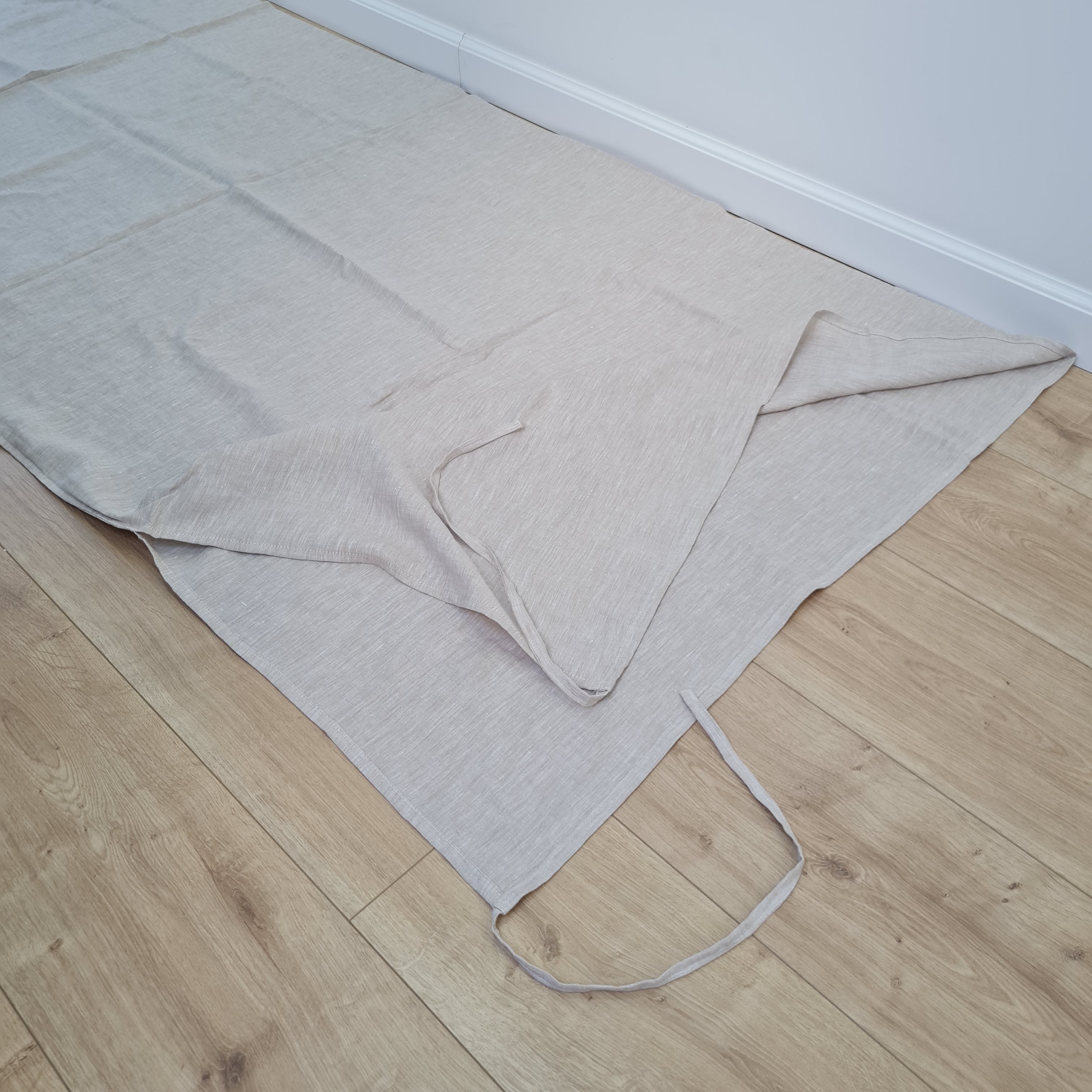 31"Wx75"L(80x190cm) Linen Single Sleeping Bag Liner in non-dyed linen fabric without PillowInsert