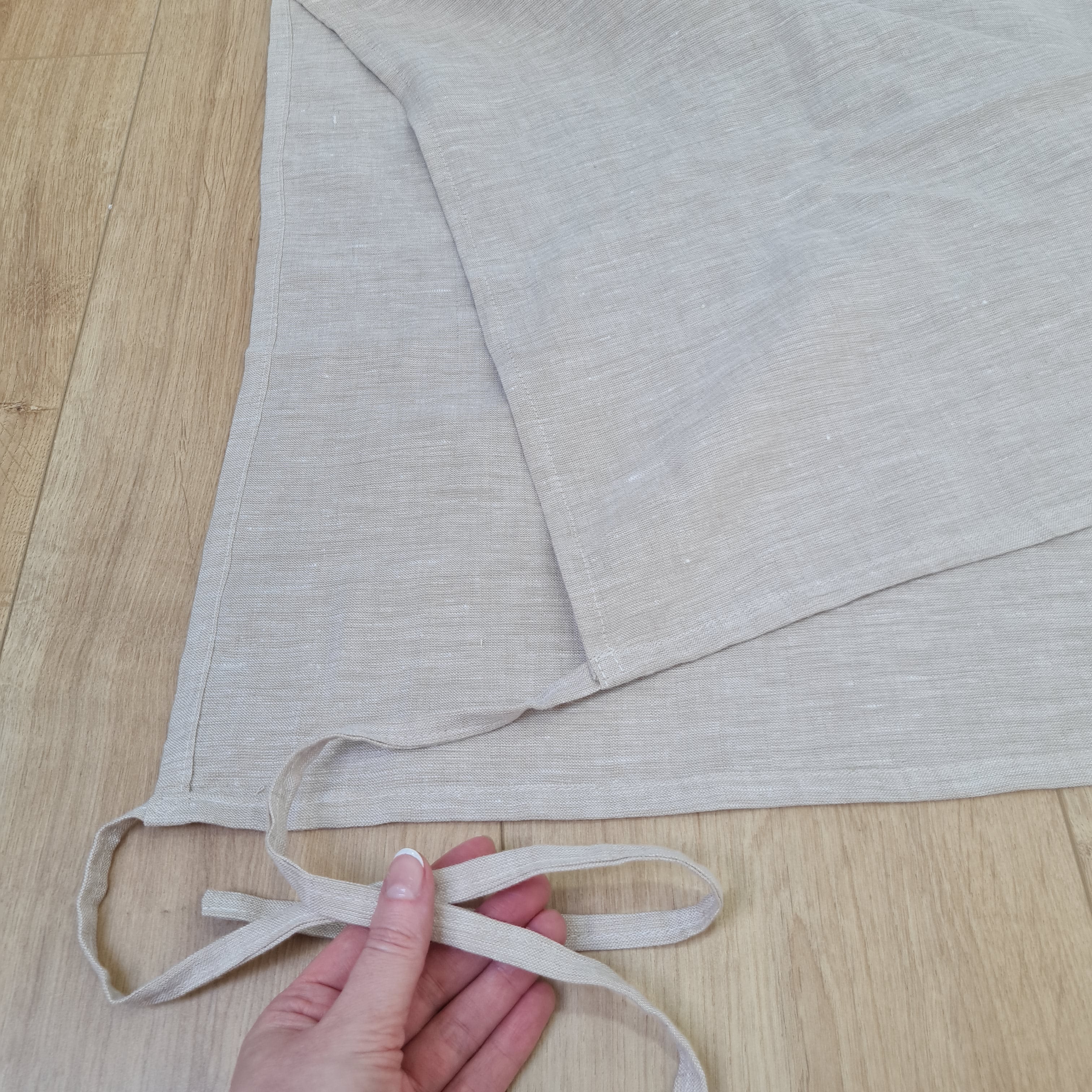 31"Wx75"L(80x190cm) Linen Single Sleeping Bag Liner in non-dyed linen fabric without PillowInsert