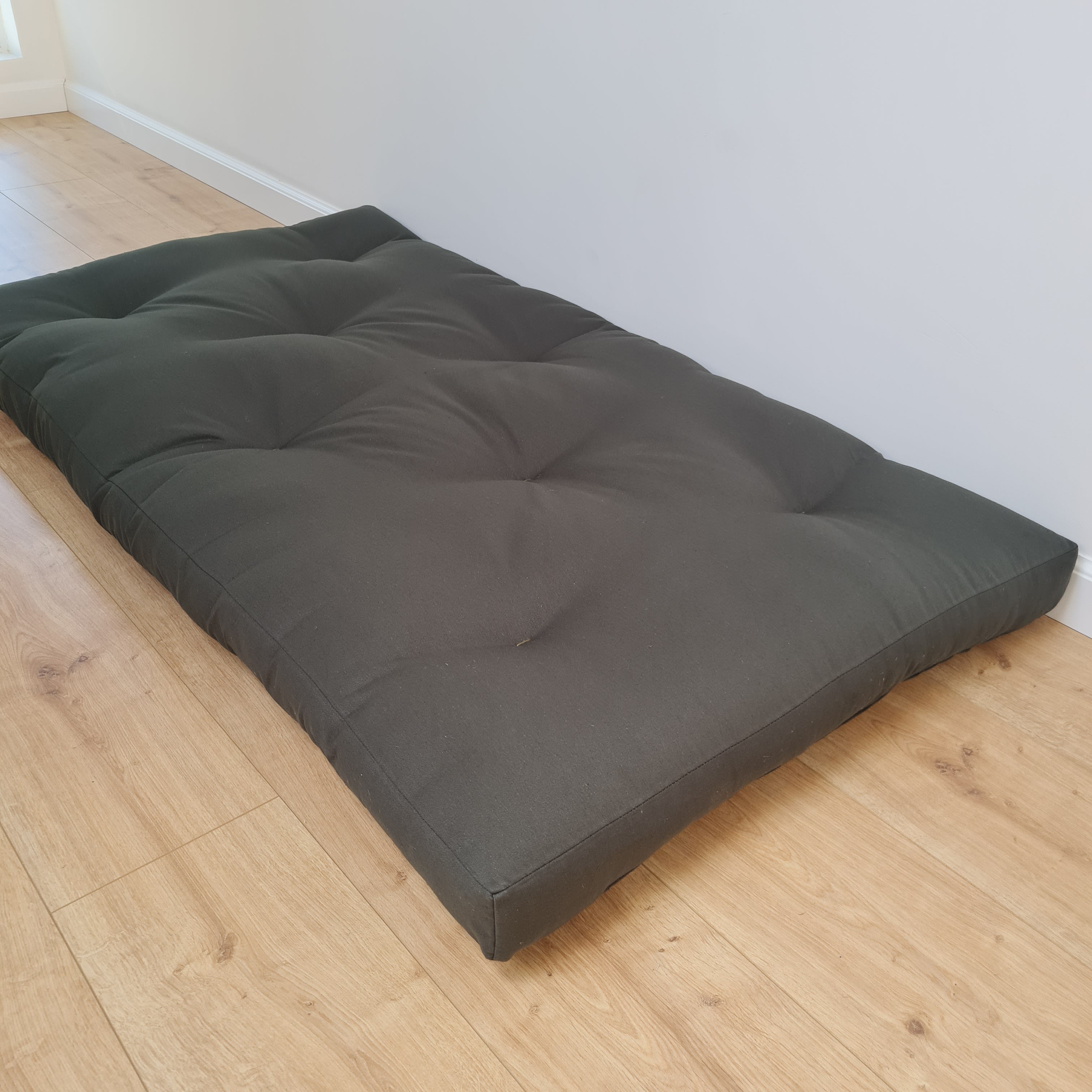 HEMP shikibuton mat Shiki futon 3” thick filled organic hemp fiber filler in natural Cotton fabric Custom Size Hand made