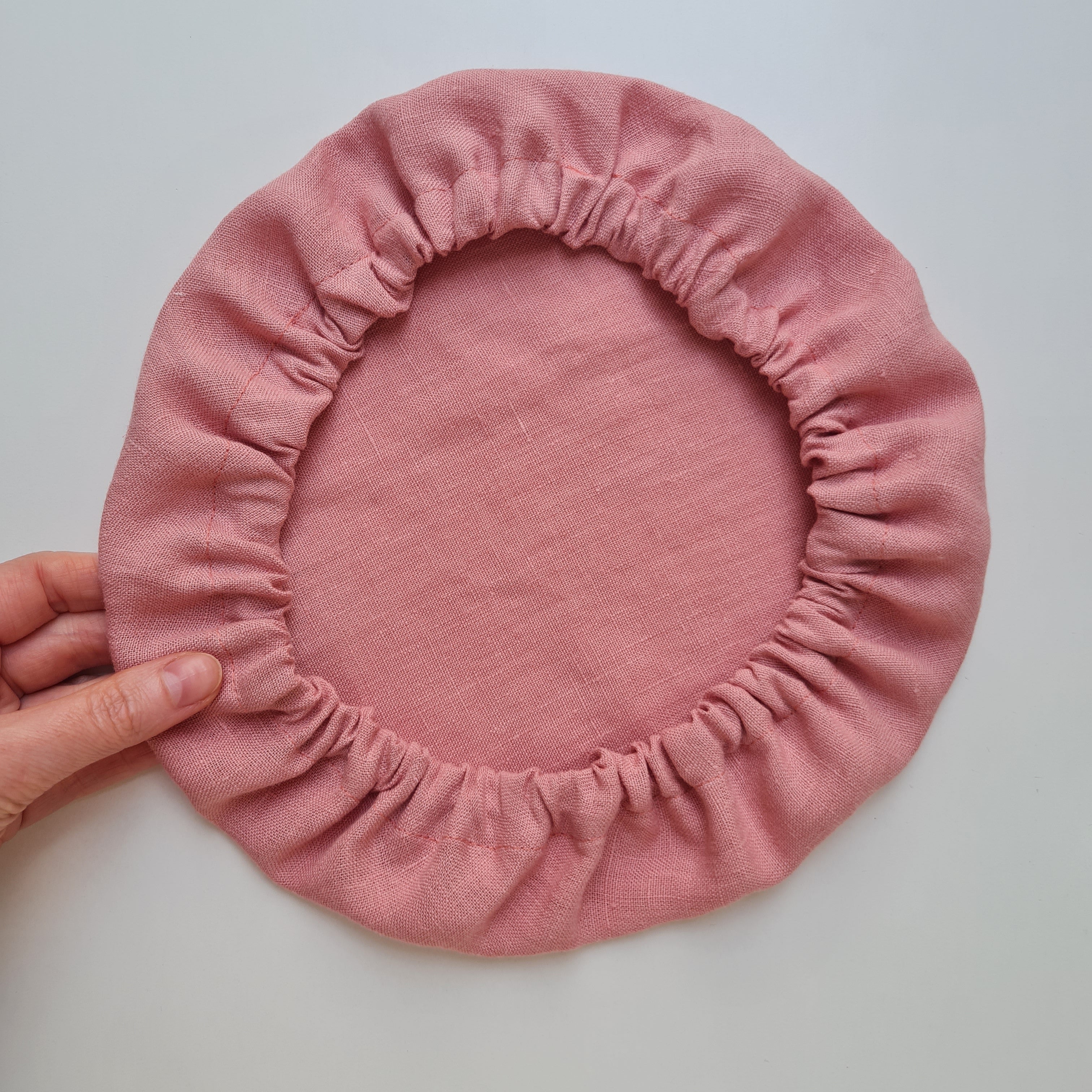 Hemp Linen Bowl Covers Hemp Linen fabric container covers