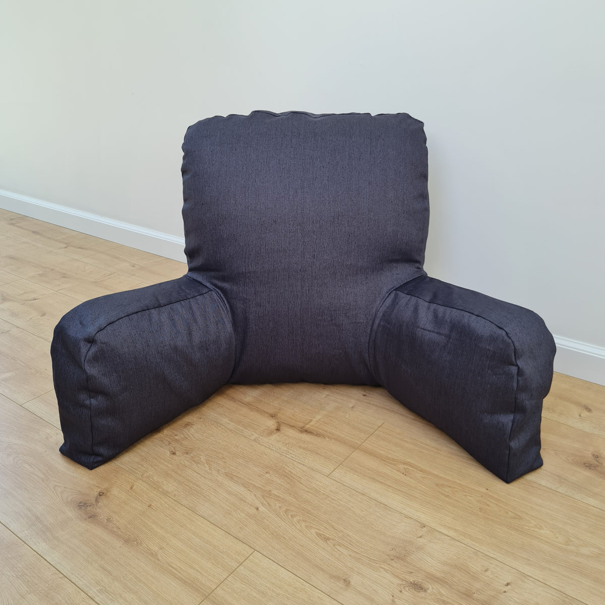 Hemp back cushion filled organic hemp fiber filling with natural linen removable zippered cover