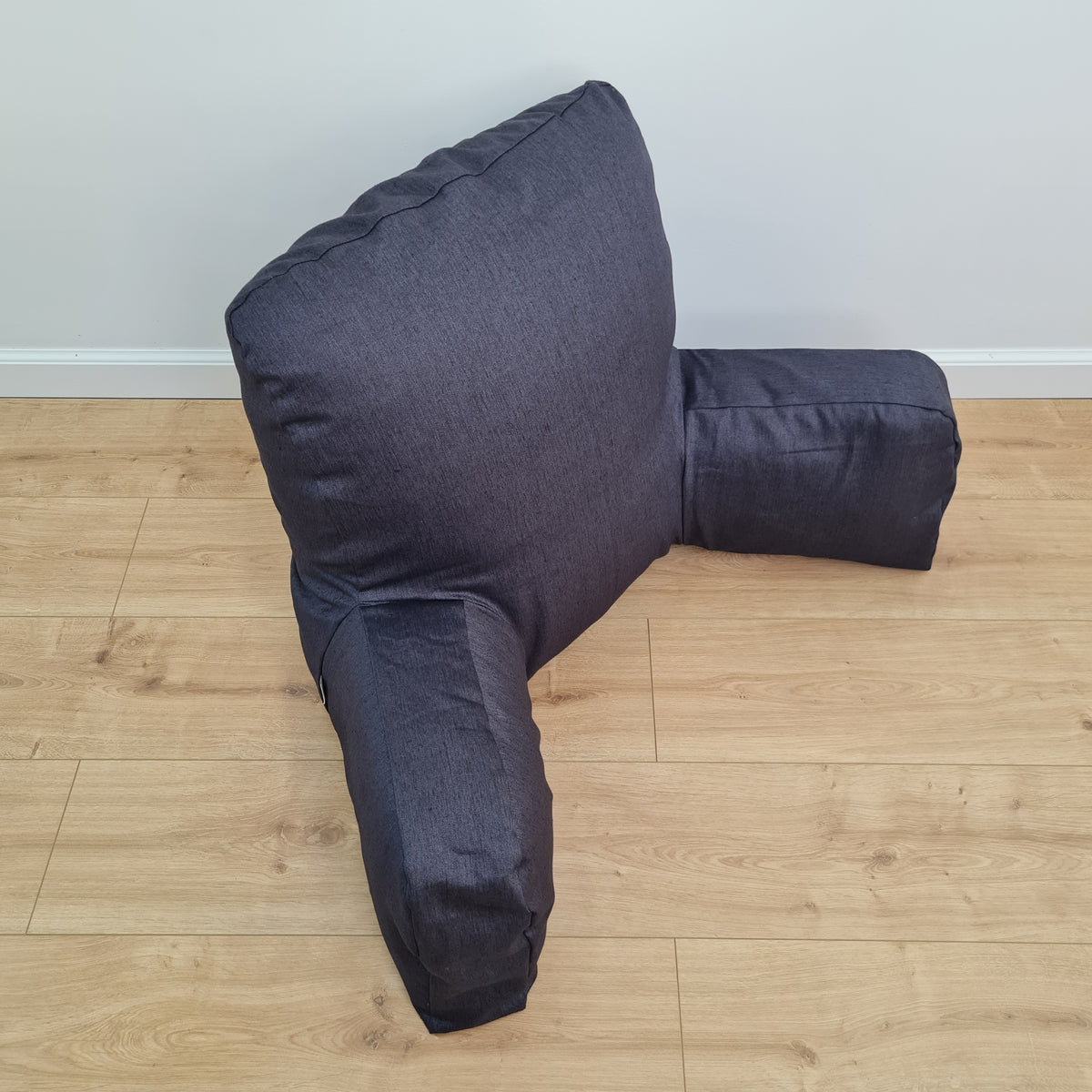 Hemp back cushion filled organic hemp fiber filling with natural linen removable zippered cover