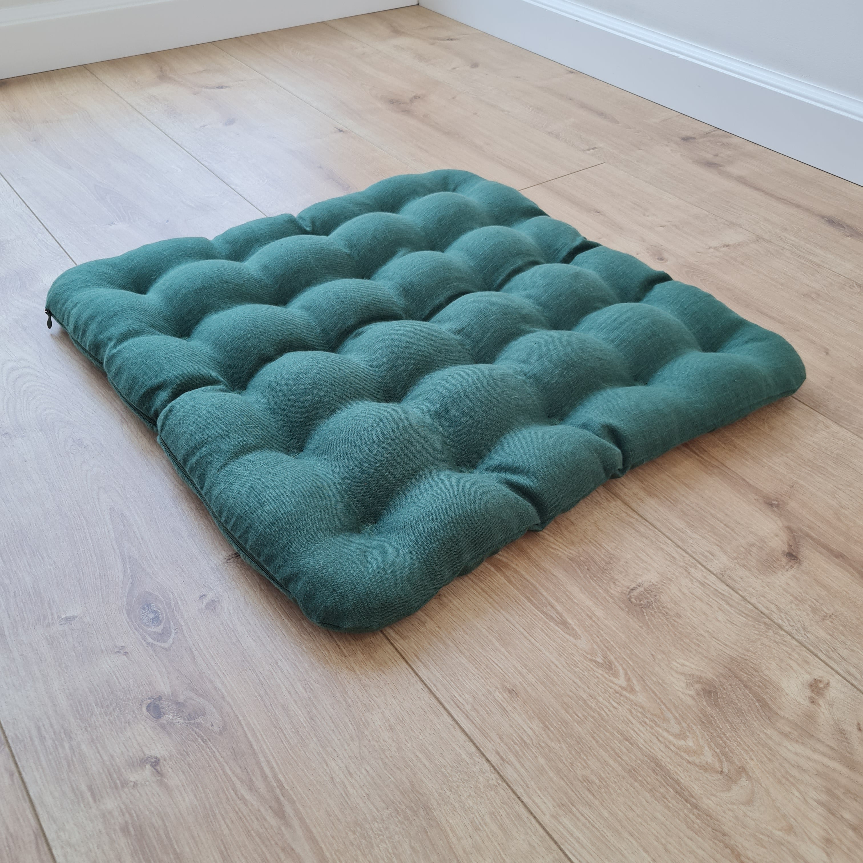Linen Buckwheat floor cushion Zabuton Organic pillow buckwheat hulls / pillow seat/Meditation Yoga /Natural