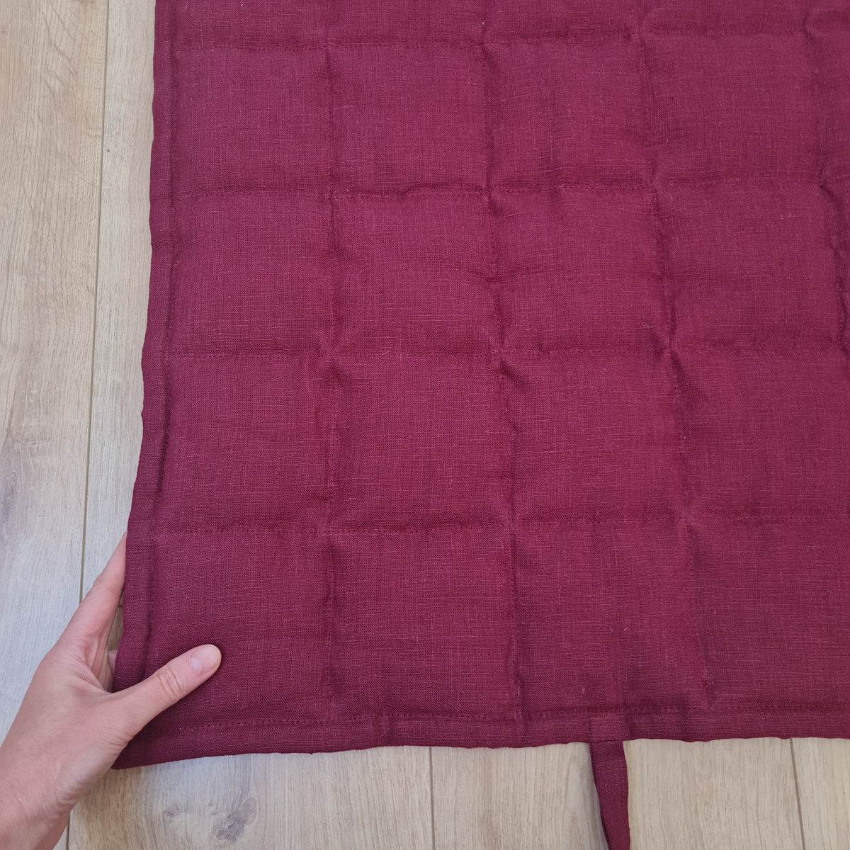 Hemp Yoga mat / Natural organic yoga mat rug/ hemp fiber in linen fabric / for Yoga studio pilates hand made/ Eco friendly