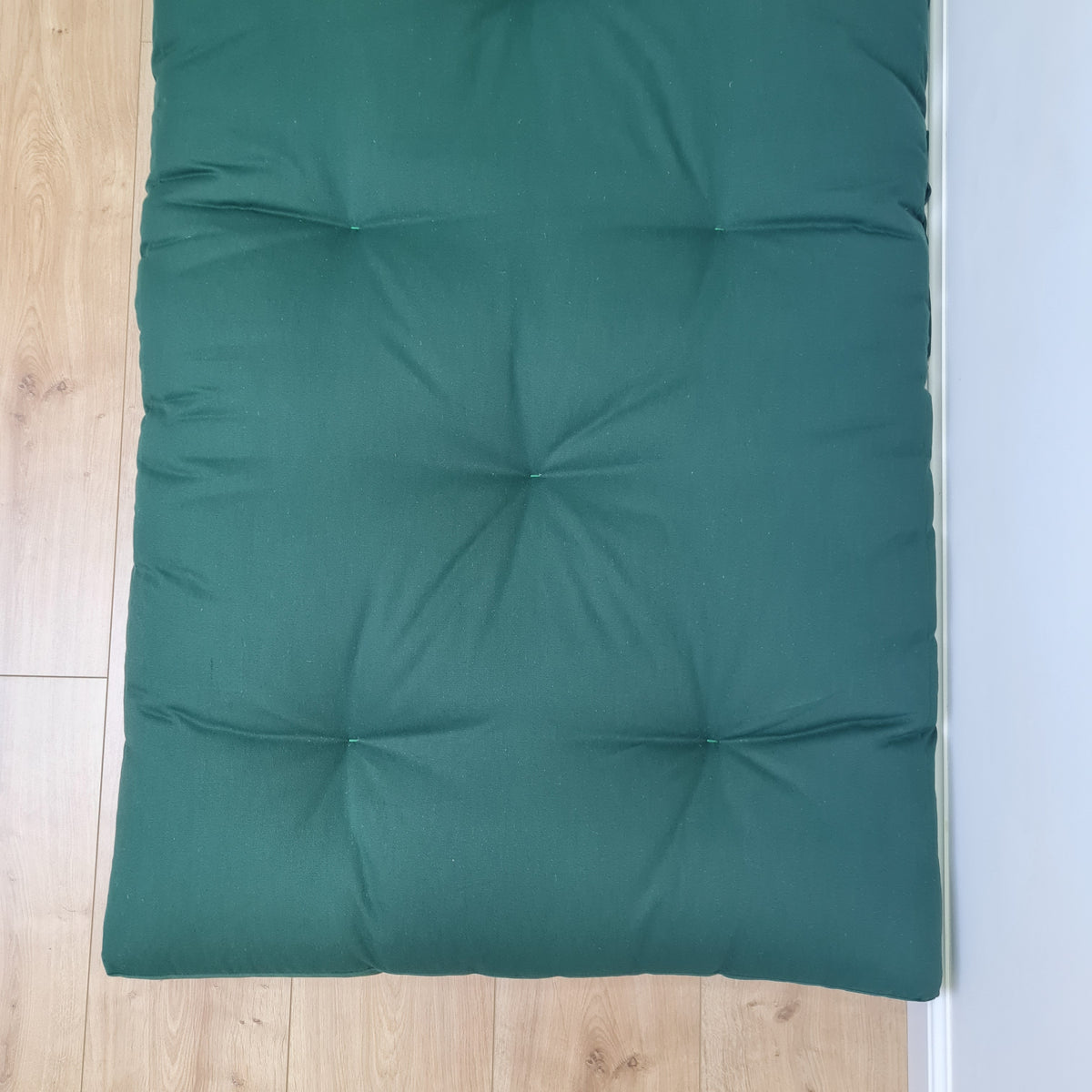 27"x51" (70x130cm) HEMP shikibuton mat Shiki futon 3” thick filled organic hemp fiber filler in natural Cotton fabric Hand made topper