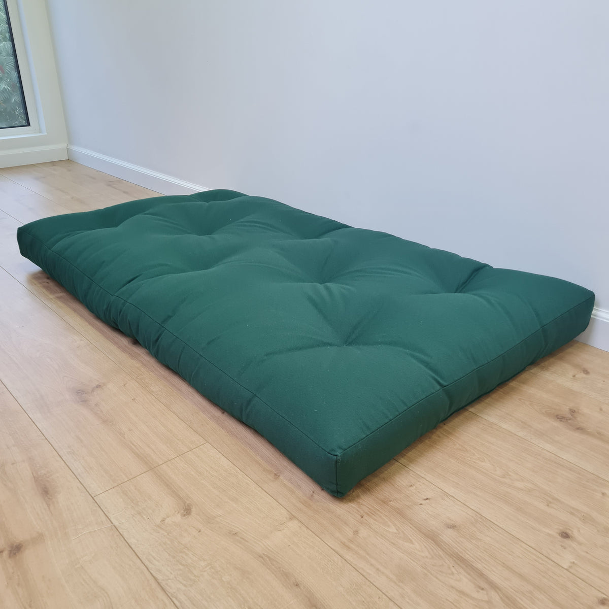 27"x51" (70x130cm) HEMP shikibuton mat Shiki futon 3” thick filled organic hemp fiber filler in natural Cotton fabric Hand made topper