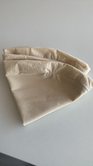 Cotton non-dyed inner case with zipper