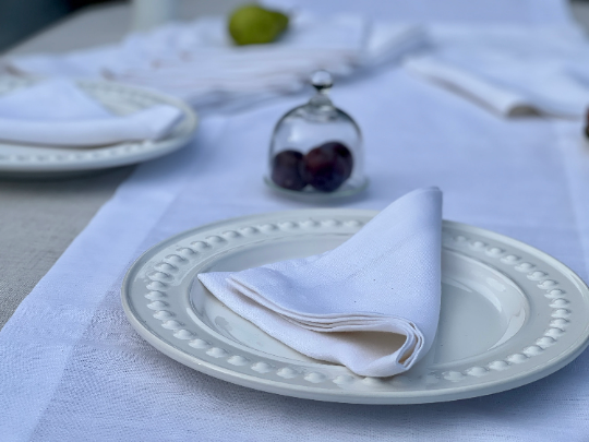 White Linen Napkins Custom order napkins, Cloth napkins set, Fabric napkins wedding bulk, Table linens
