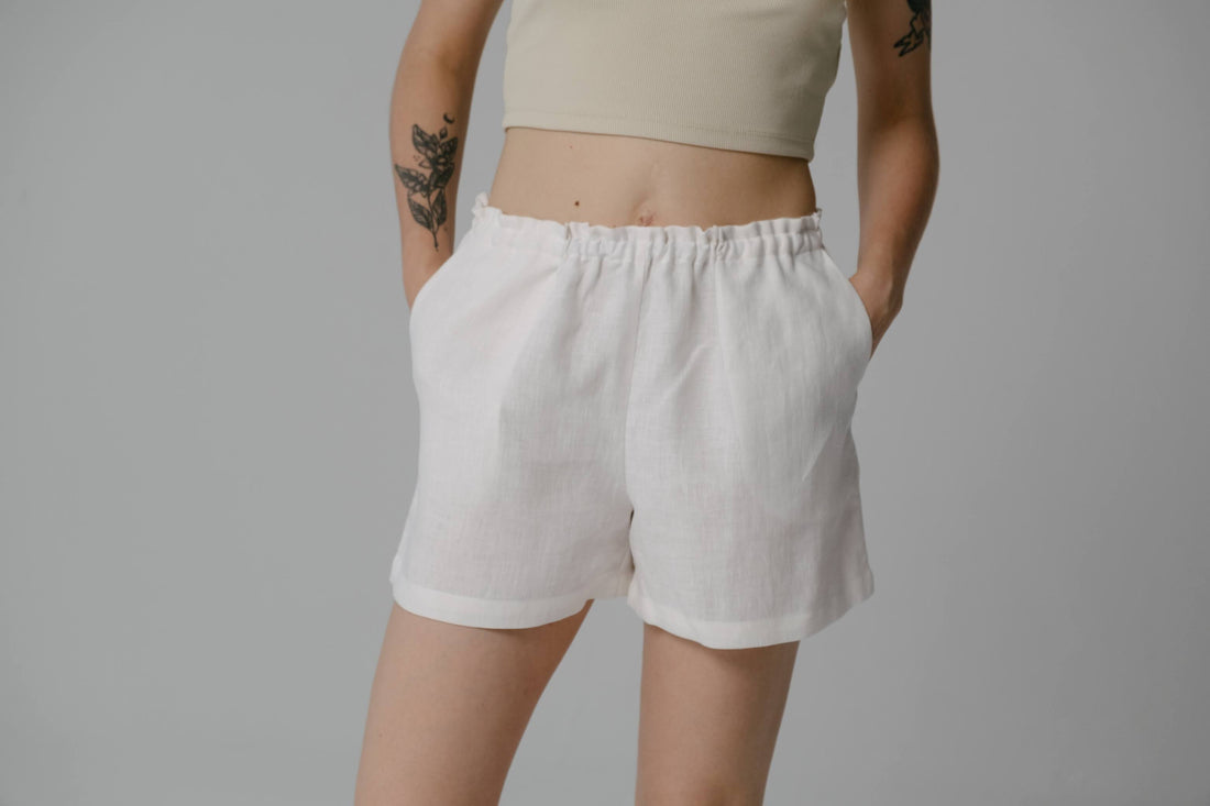 Linen Underpants Underwear for women Natural Women's Underwear for sleeping Hemp Shorts (Copy)