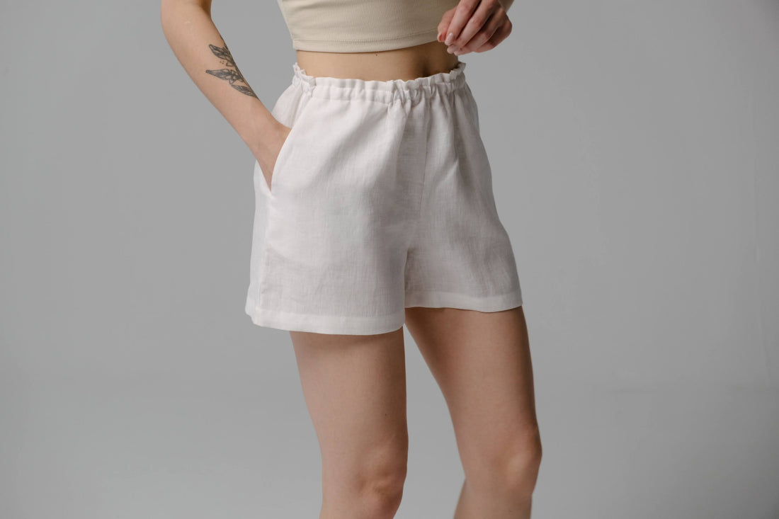 Linen Underpants Underwear for women Natural Women's Underwear for sleeping Hemp Shorts (Copy)