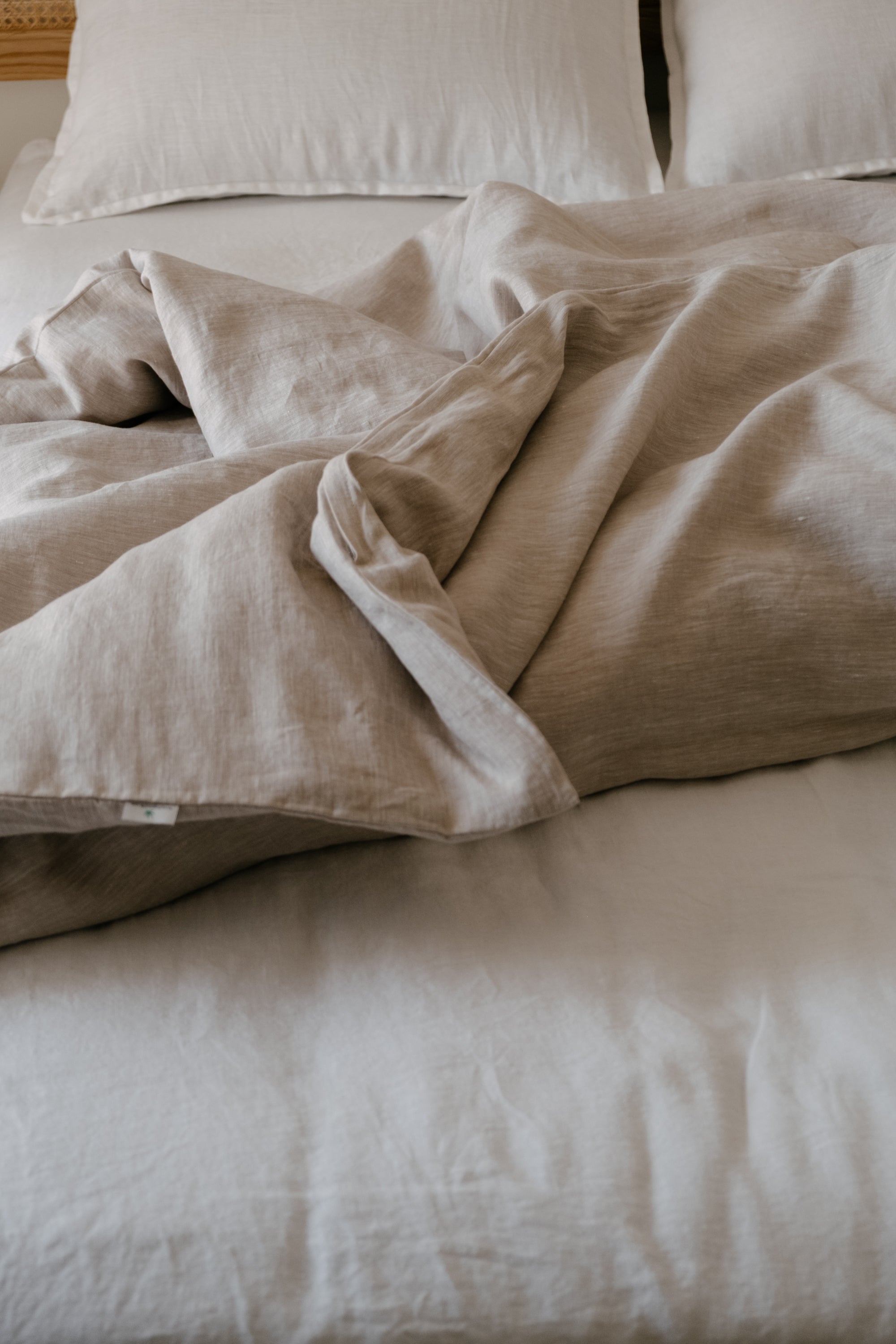 Linen Duvet Cover with zipper Natural Washed 100% Linen Fabric Full Queen King Custom Size