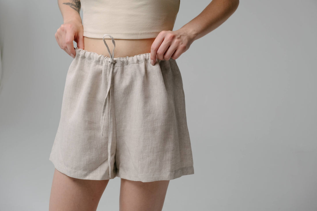 Linen Underpants Underwear for women Natural Women's Underwear for sleeping Hemp Shorts (Copy)