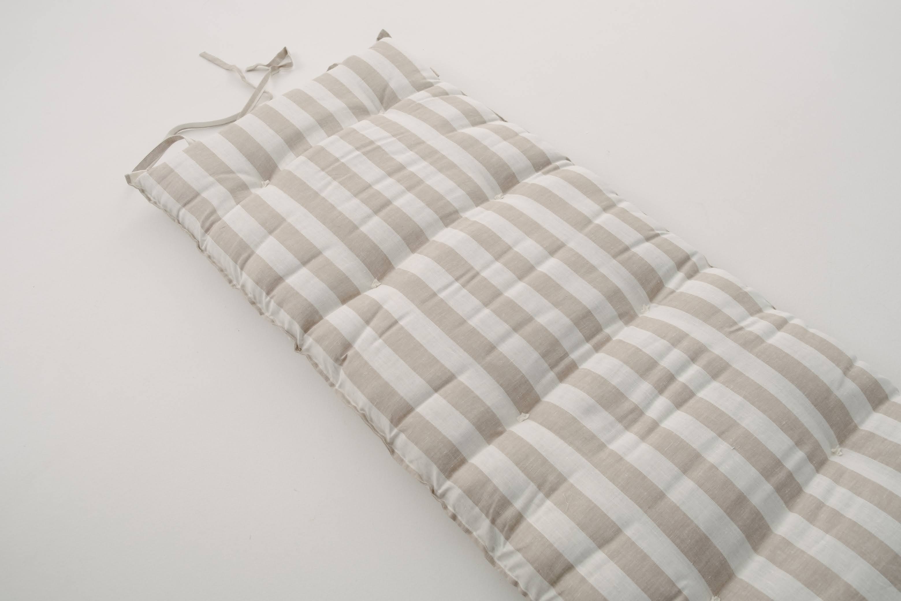 HEMP Linen Topper / Futon / Shikibuton Mat 3” thick filled organic hemp fiber filler in Linen fabric Custom Size Hand made