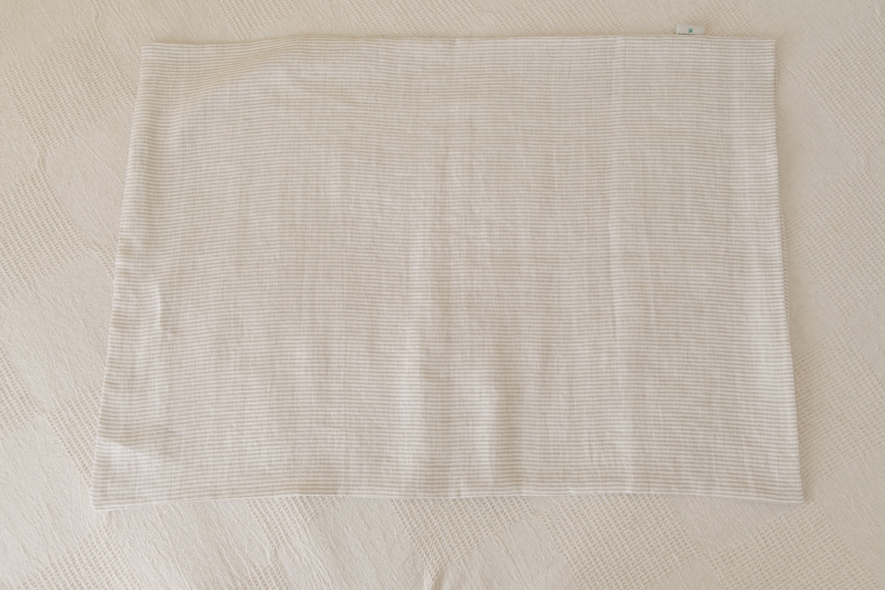 Linen Pillowcases Linen Washed Fabric in Stripe/ White / Green / Black/ Pink Custom sizes Make to order Pillow Cover