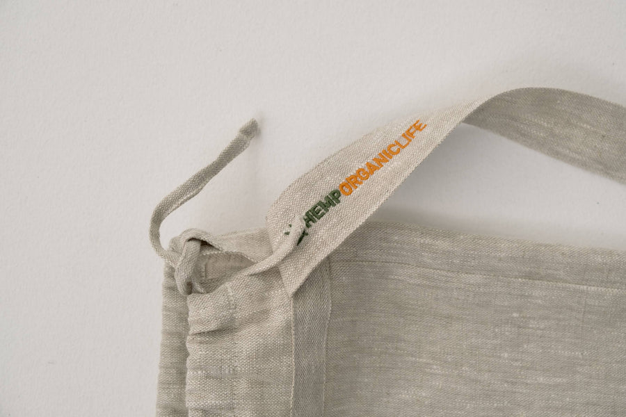 24"x5"diameter (63cm x 13cm diameter) Linen Bag for yoga mat Natural non-dyed linen fabric