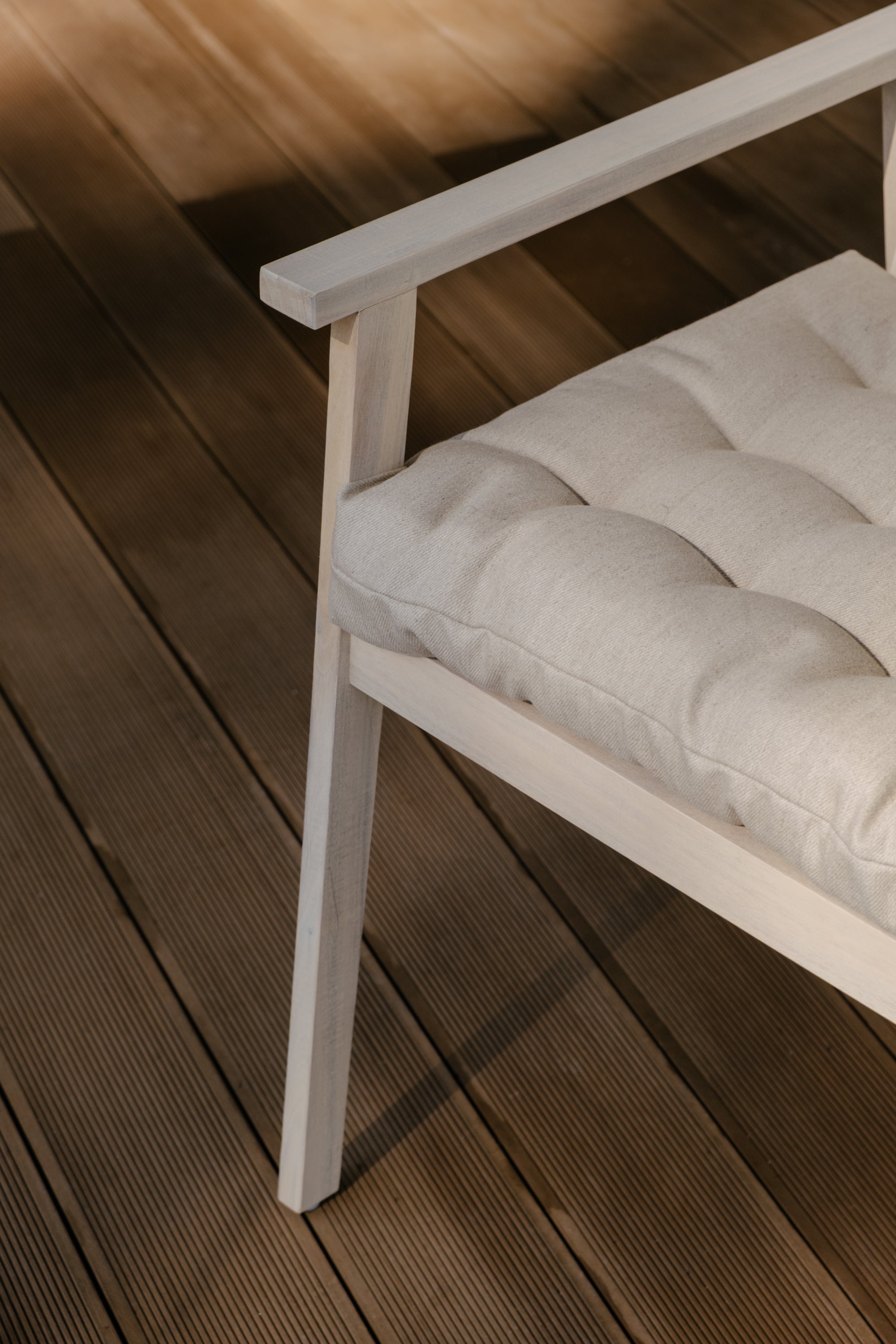 Hemp Garden Cushion field organic Hemp Fiber in Natural Linen fabric / Chair Pillow seat / Floor cushion