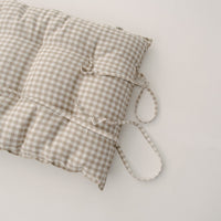 Organic Play mat Crawling mat filled HEMP Fiber in linen fabric playpen Blanky padded