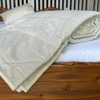 Hemp Blanket Vanilla soft thin and light Hemp fiber in soft washed cotton fabric for hot summer nights extra thin Quilt