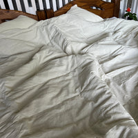 Hemp Blanket Vanilla soft thin and light Hemp fiber in soft washed cotton fabric for hot summer nights extra thin Quilt