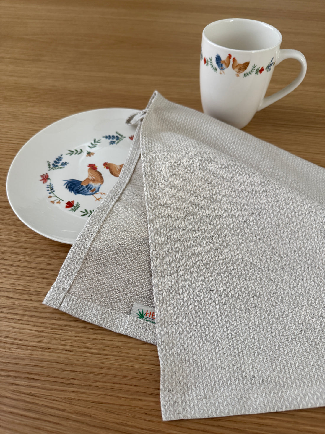 Hemp Kitchen Towel Hand Towel gift Country Side Sustainable hemp towel
