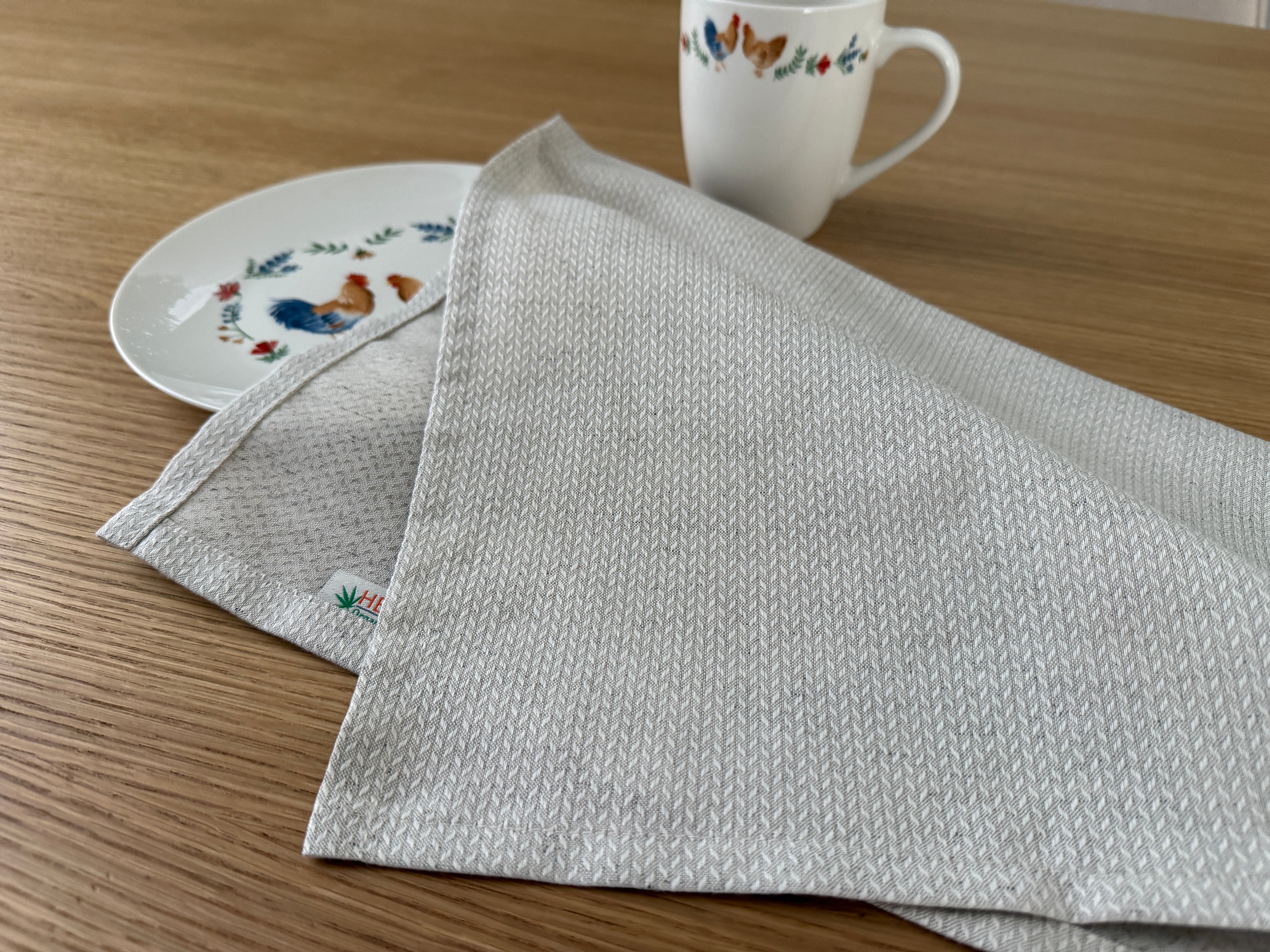 Hemp Kitchen Towel Hand Towel gift Country Side Sustainable hemp towel