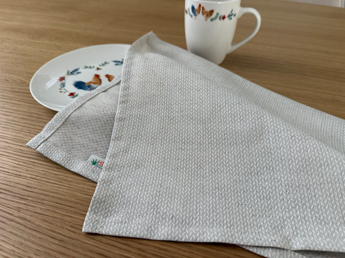 Hemp Kitchen Towel Hand Towel gift Country Side Sustainable hemp towel
