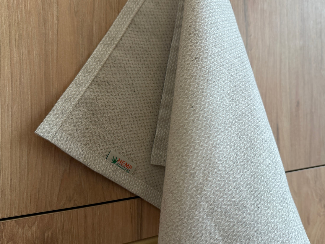 Hemp Kitchen Towel Hand Towel gift Country Side Sustainable hemp towel