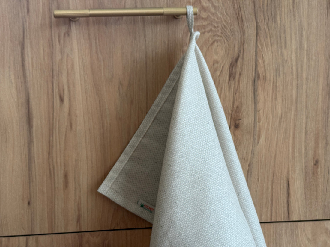 Hemp Kitchen Towel Hand Towel gift Country Side Sustainable hemp towel