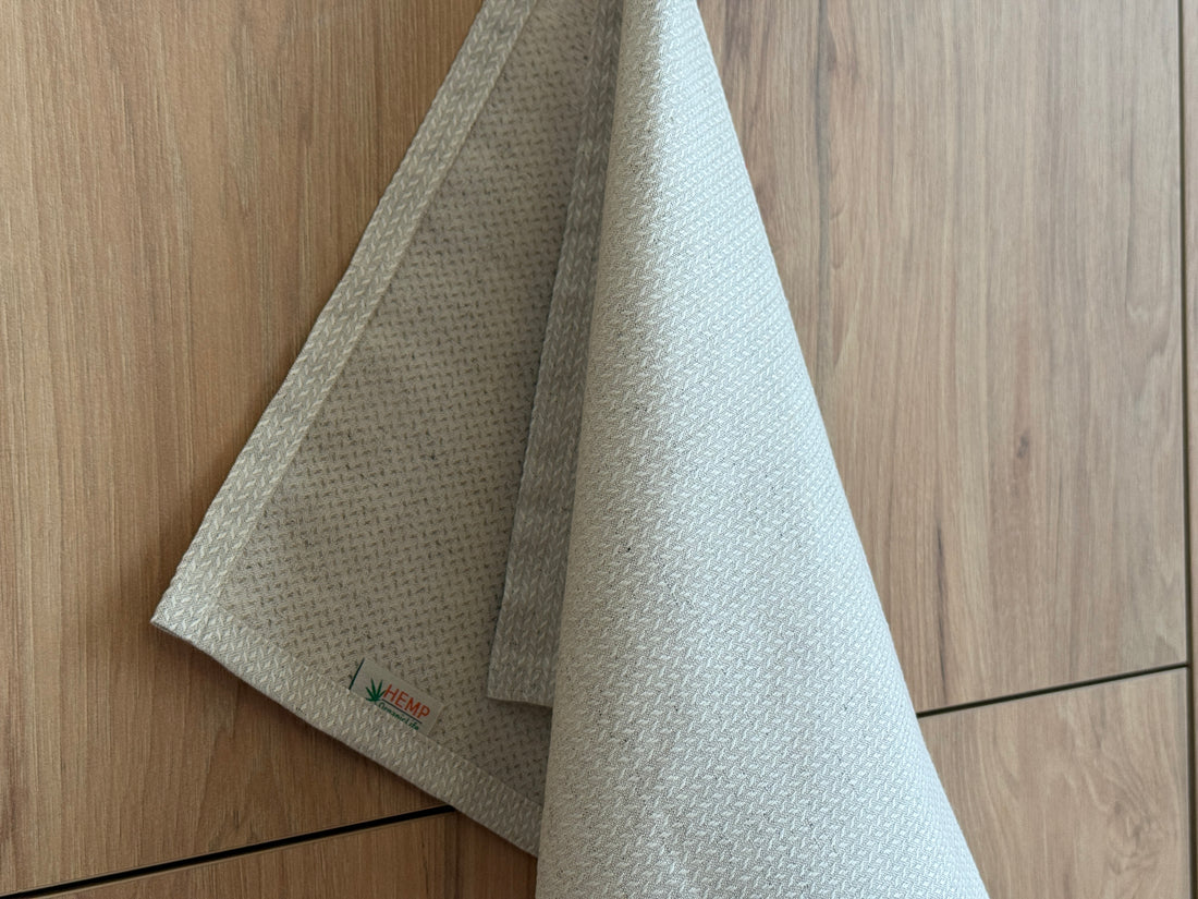 Hemp Kitchen Towel Hand Towel gift Country Side Sustainable hemp towel