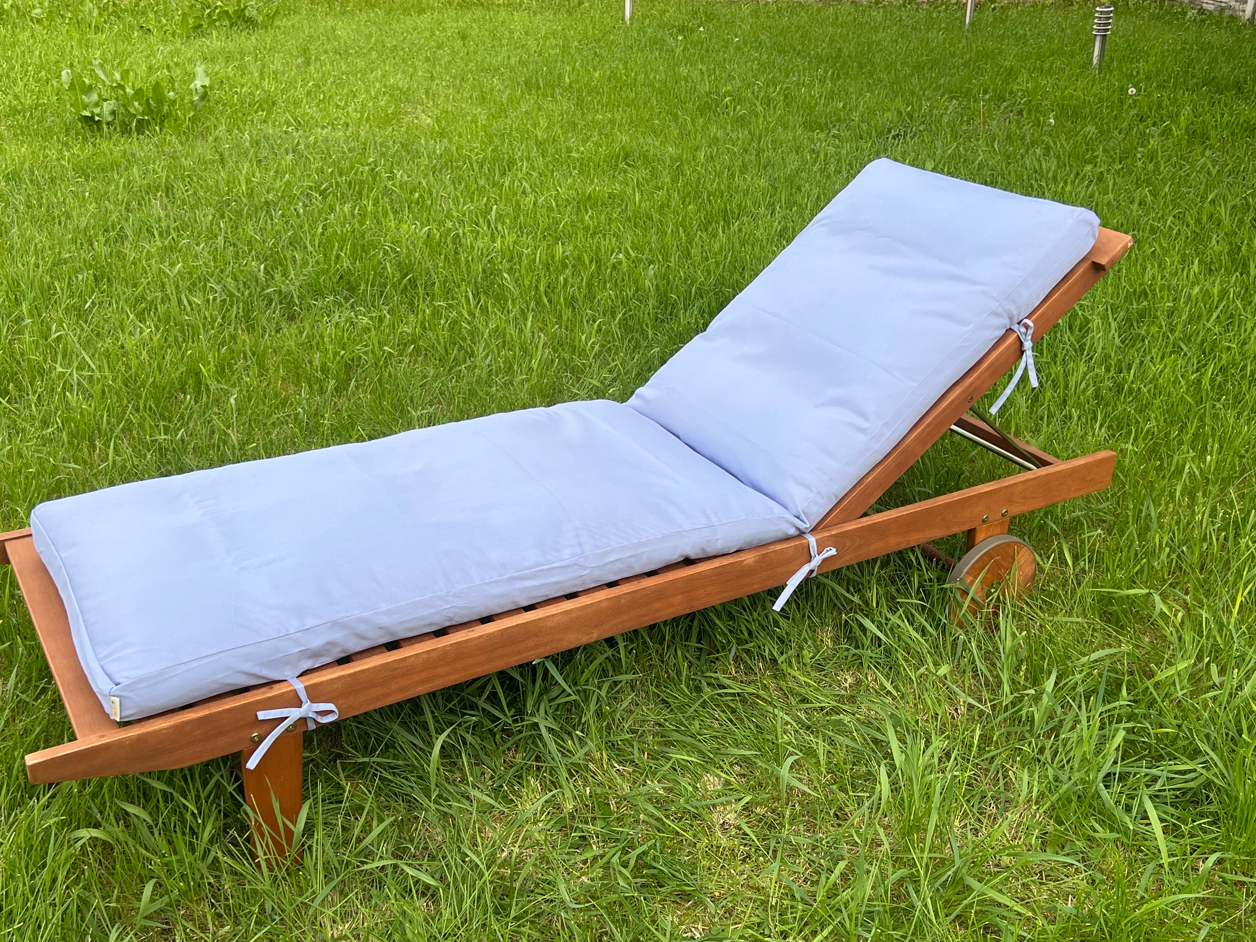 Unique Hemp Сushion for Sunbed with Natural Cotton Cover Sun Lounger Pool Pad Replacement Chair Garden Outdoor Filled organic Hemp fiber