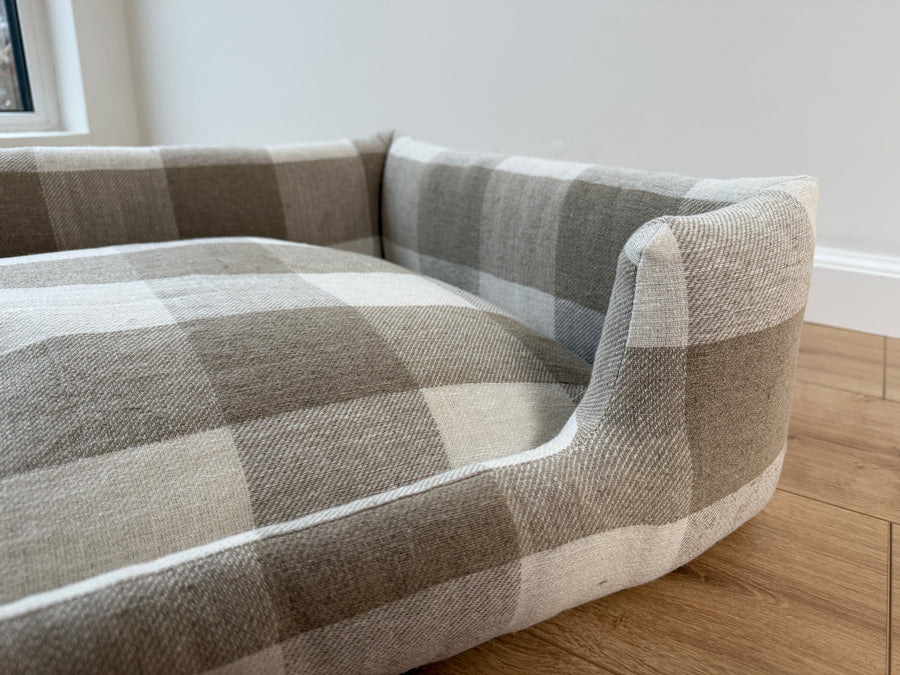 Organic HEMP pet bed in natural linen fabric filled organic HEMP Fiber - mat carpet - house for cats cots eco -friendly (Copy)