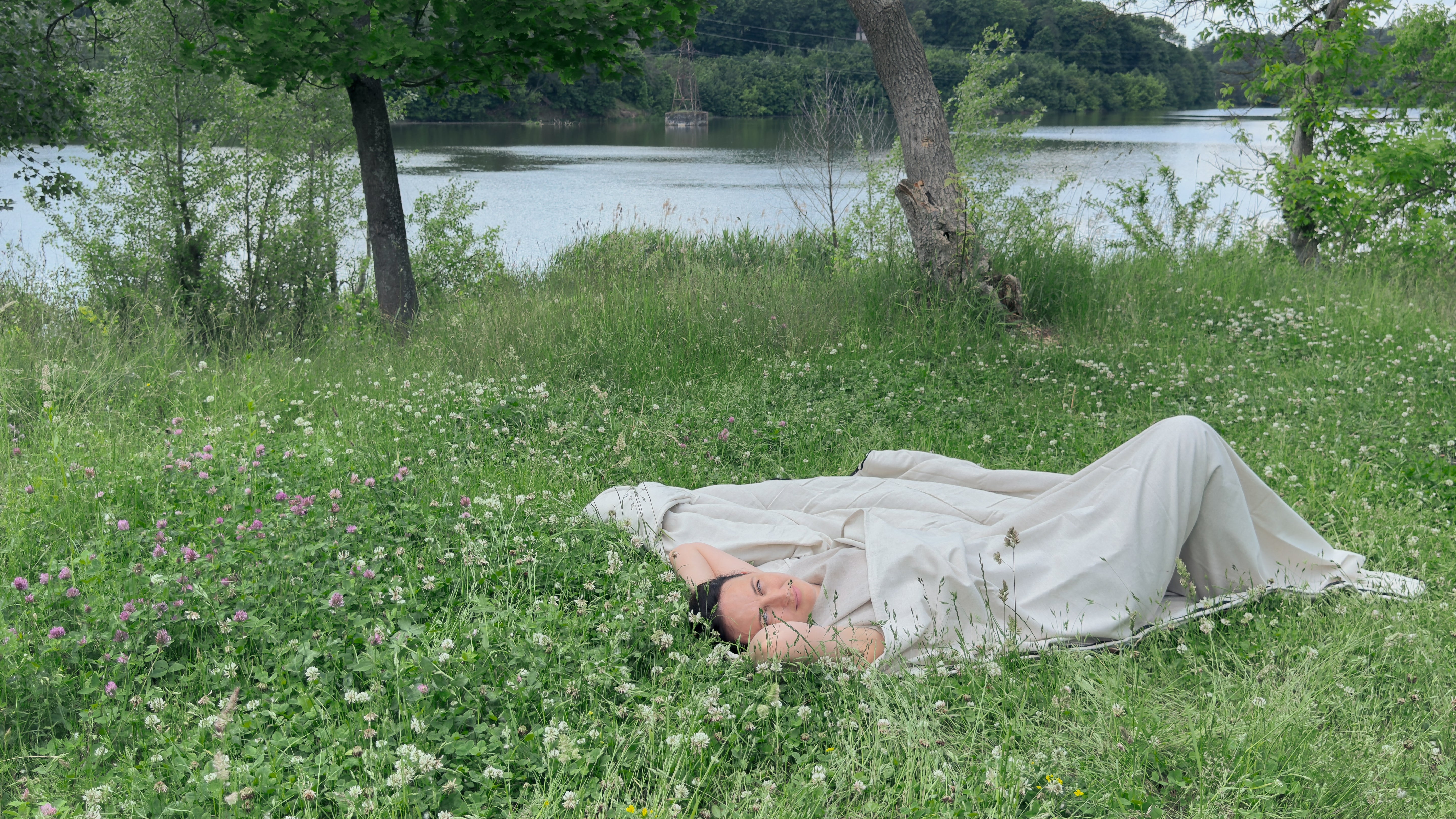 Linen Single Sleeping Bag Liner for Camping Hiking Hostel Travel non-dyed linen fabric custom made