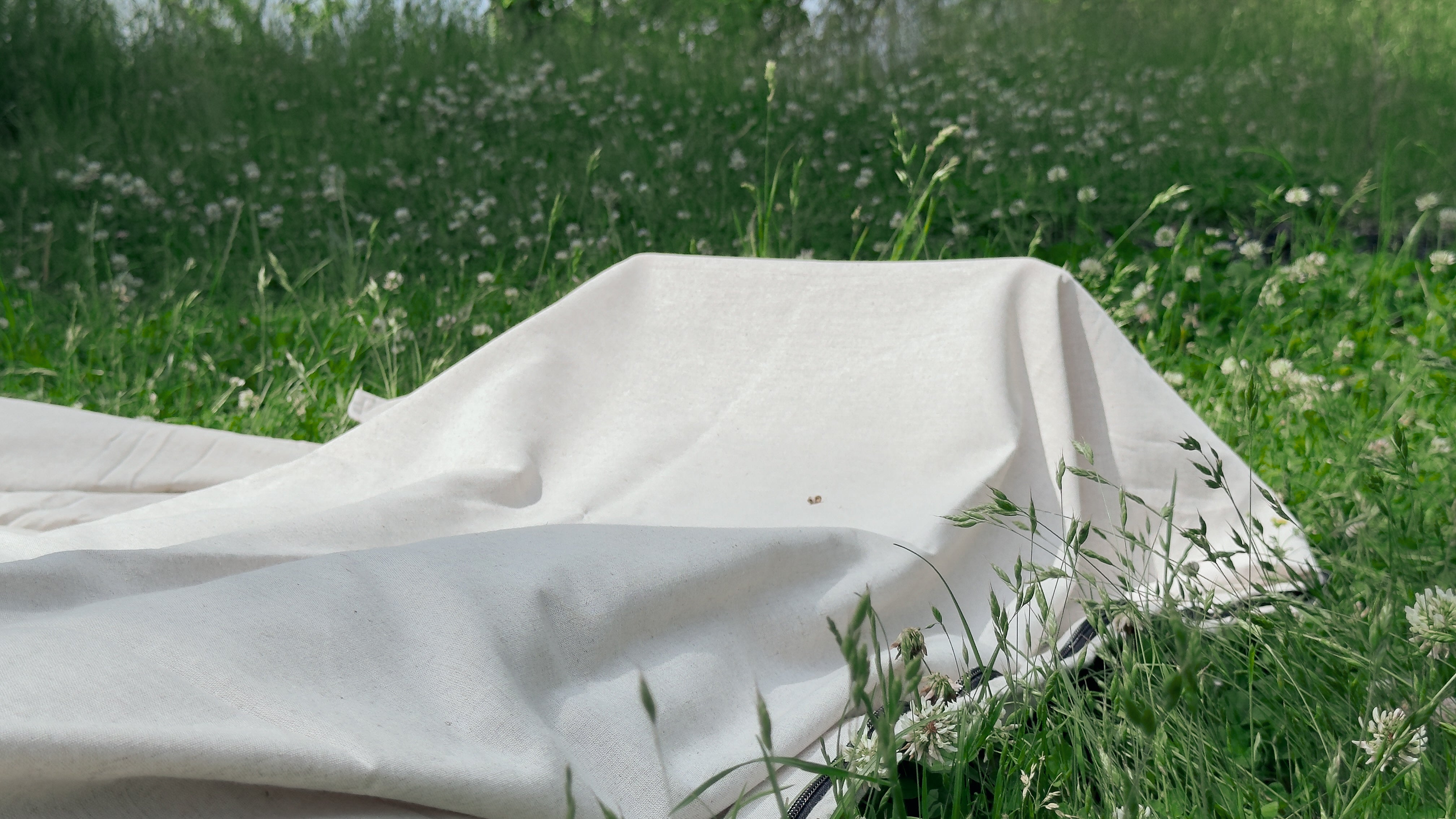 Linen Single Sleeping Bag Liner for Camping Hiking Hostel Travel non-dyed linen fabric custom made