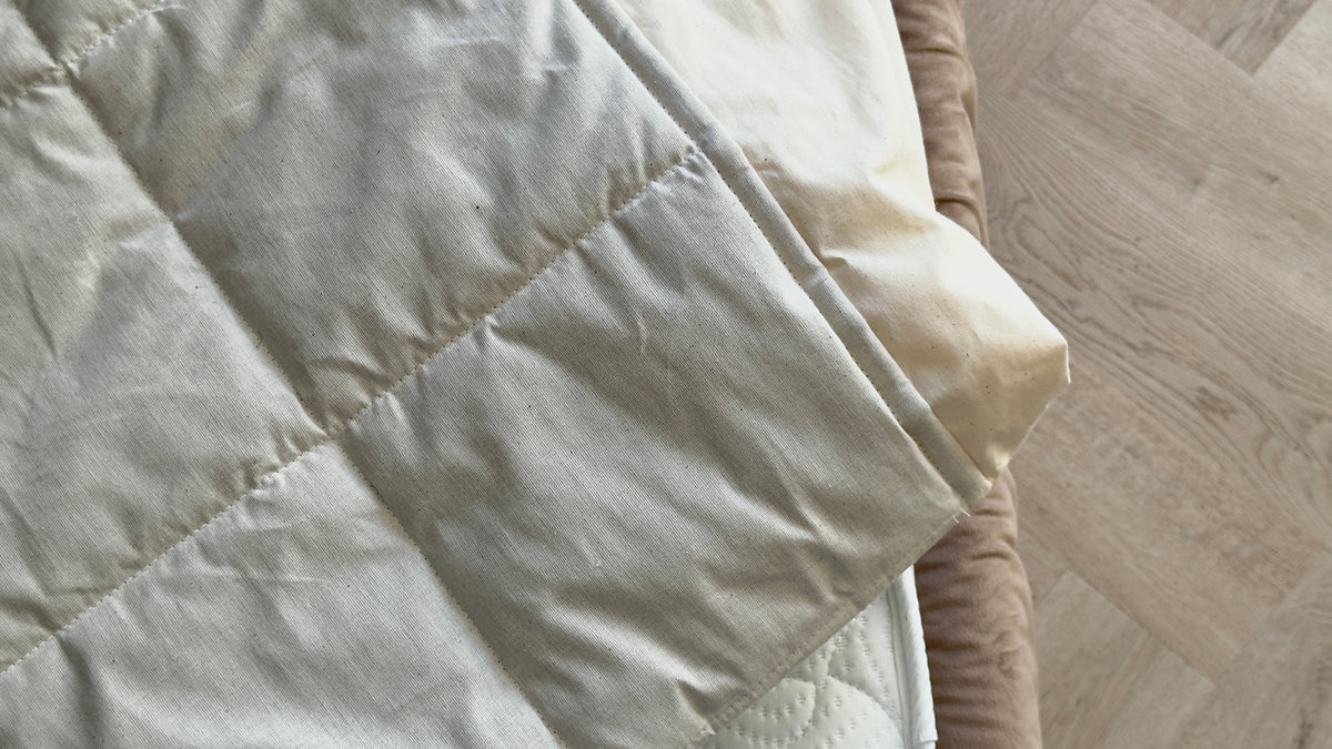 Hemp Linen Mattress Pad cover as fitted sheet filled organic Hemp Fiber in 100% non-dyed Cotton fabric Queen Full, Twin, King, custom size/Hypoallergenic (Copy)