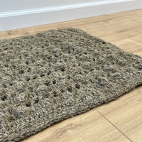 Organic Hemp bath rug, Massage Circulation bathroom mat/Hemp square/rectangular rug