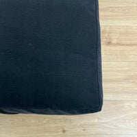 Unique Set of Hemp Floor Cushions with Removable Covers: two 40"x31"x7.8" (100x80x20cm) plus two back cushions of 31"x16"x7.8" (80x40x20cm)