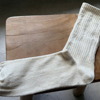 Hemp Teen Socks Long Ribbed Torn Cuff Socks Natural oatmeal color Vegan socks Gift for teen Cool socks for Teens  Eco-Friendly & Breathable Set of 9 pairs