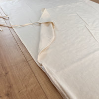 Hemp Single Sleeping Bag Liner with zipper for Camping Hiking Hostel Travel non-dyed hemp fabric custom made