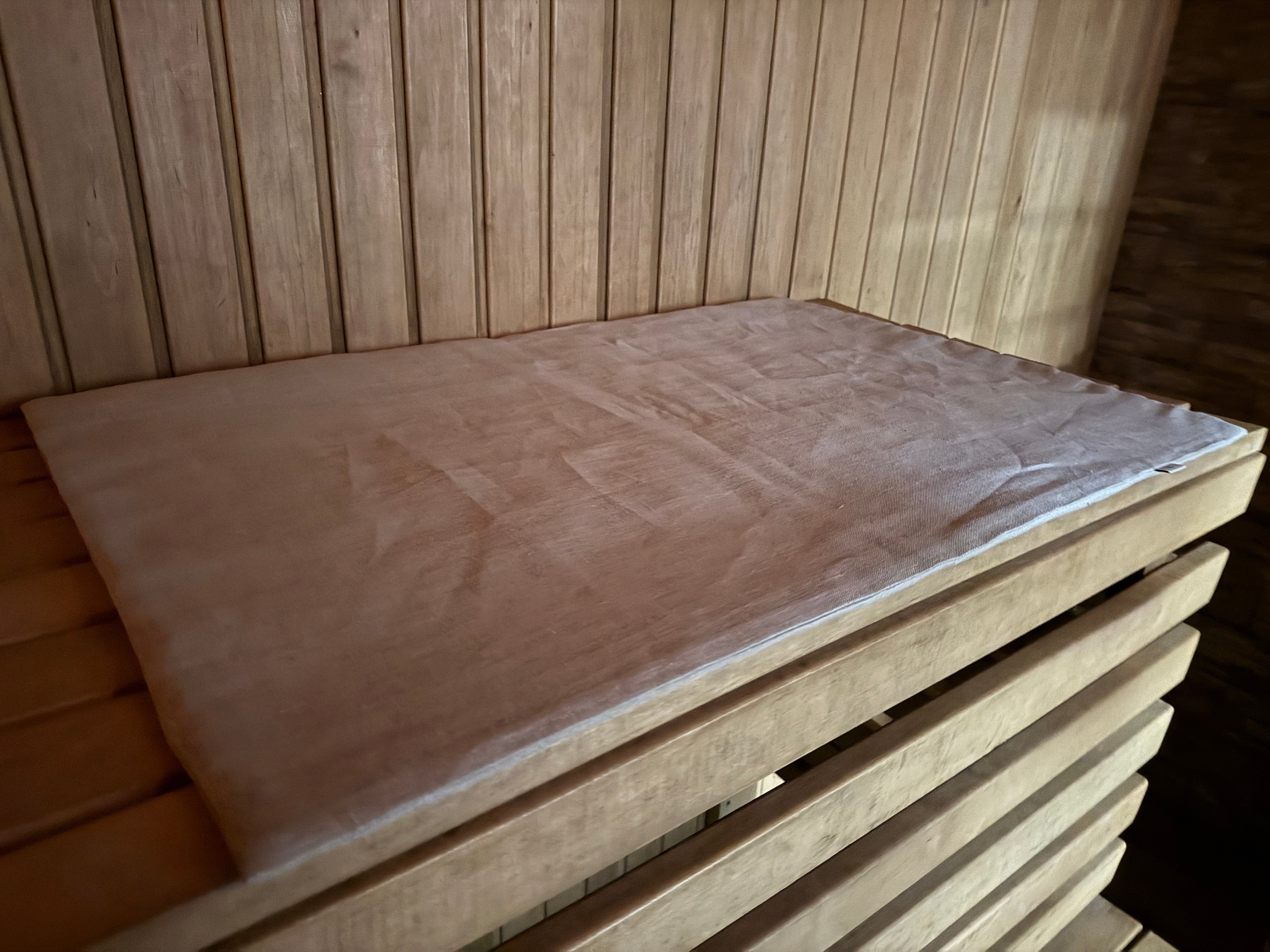 Hemp Natural Sauna Mat Linen Seating pads filled organic Hemp fiber filling in natural non-dyed linen fabric, Eco Friendly Sauna Accessories