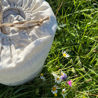 HEMP Sleeping Bag Hemp Fabric filled Organic Hemp Fiber Filler Hand Made non-dyed, unbleached eco friendly sleep bag
