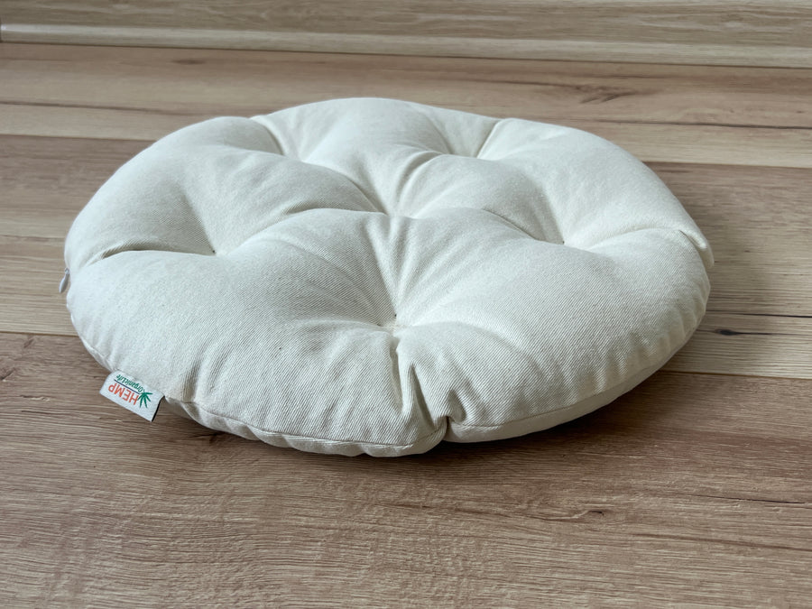 Cotton floor cushion filled organic Buckwheat hulls /Organic Meditation cushion/buckwheat shells pillow seat