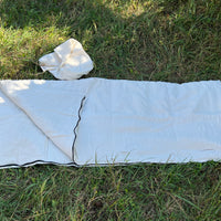 Kids HEMP Sleeping Bag School Nap Mat Kids organic hemp fiber filling in unbleached hemp fabric blanket quilt hand made
