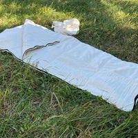 Kids HEMP Sleeping Bag School Nap Mat Kids organic hemp fiber filling in unbleached hemp fabric blanket quilt hand made