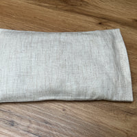 Hemp Eye Mask filled Buckwheat hulls Meditation Eye Mask organic Buckwheat hulls Fiber Filling Including an additional removable hemp cover.